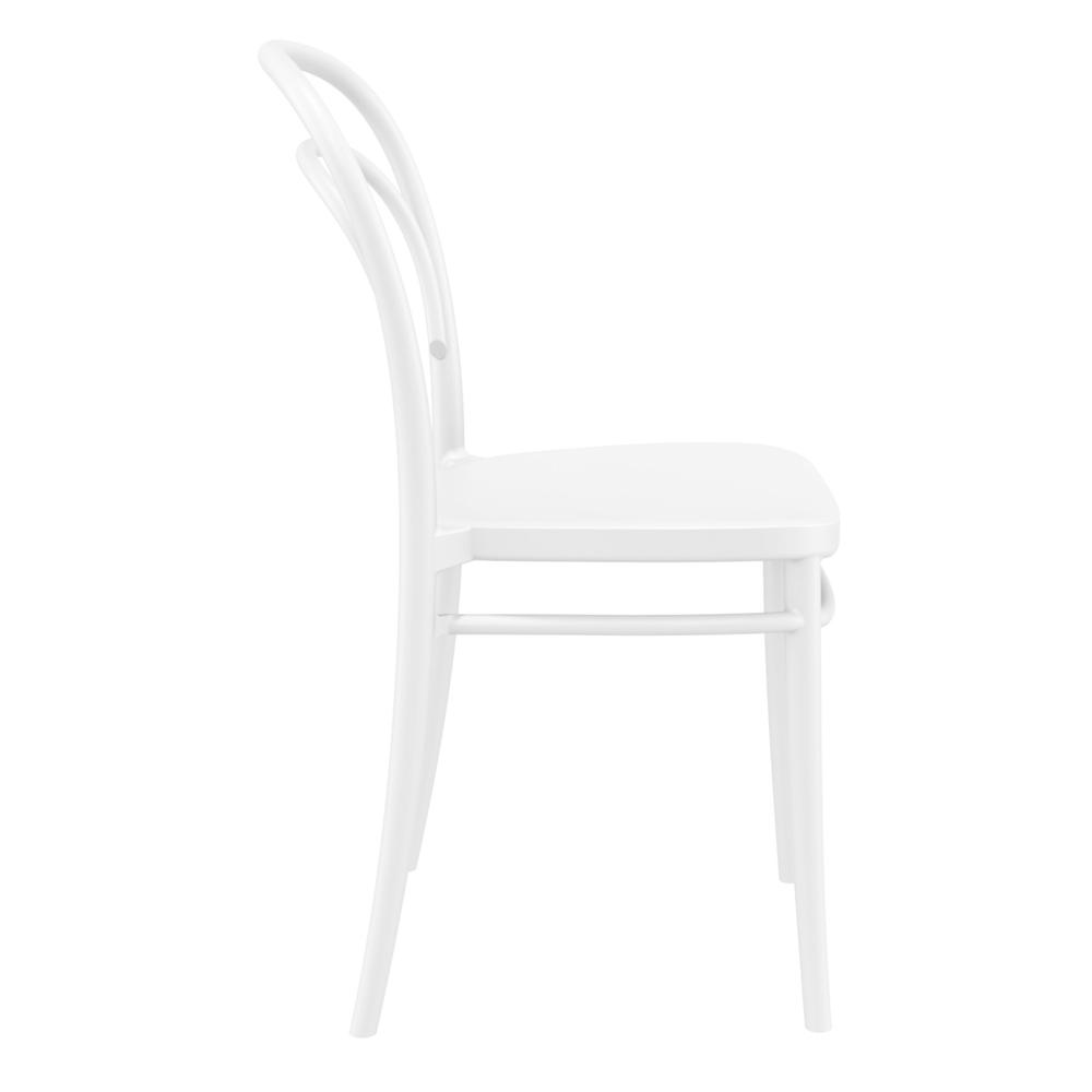Marie Resin Outdoor Chair White (1 unit). Picture 4