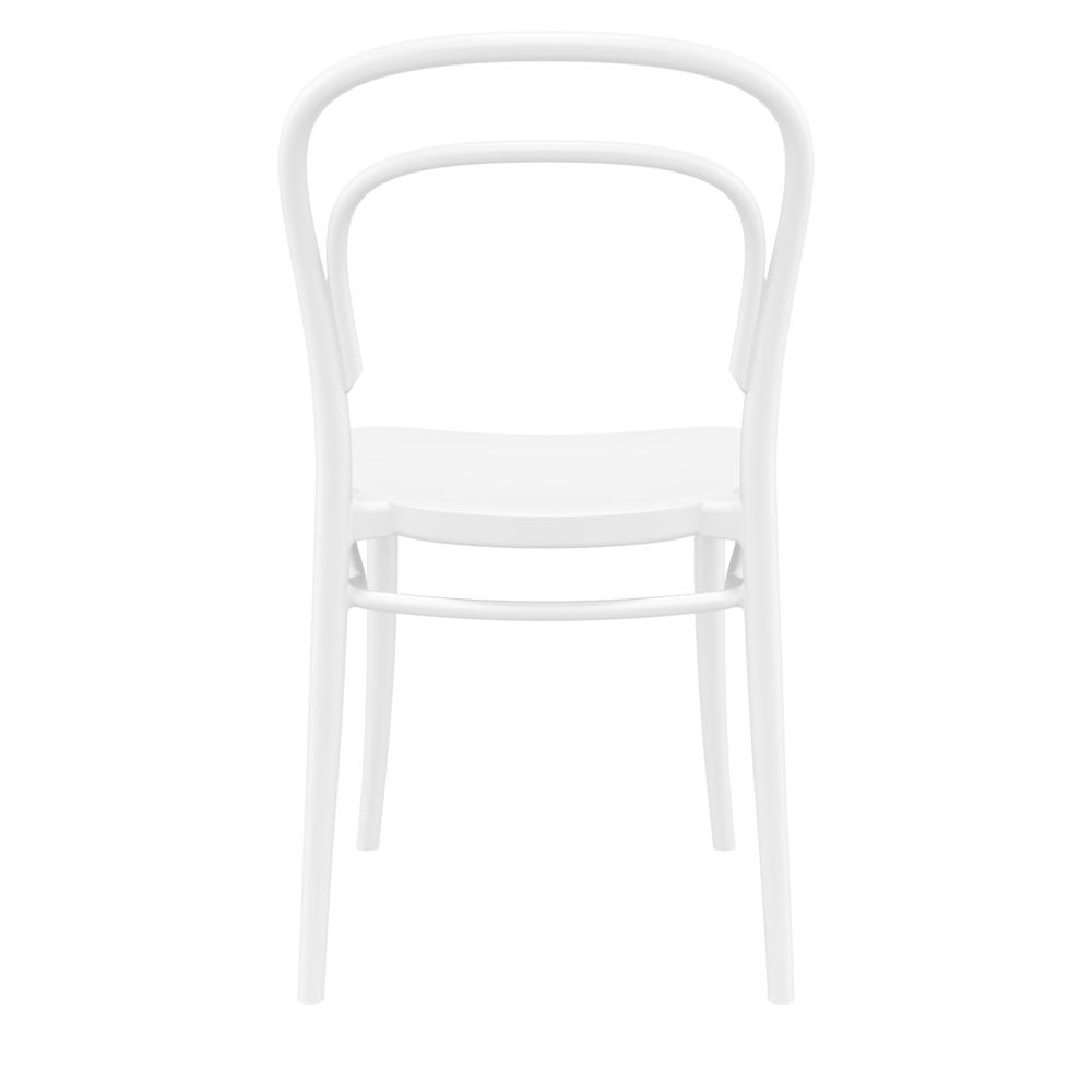 Marie Resin Outdoor Chair White (1 unit). Picture 5