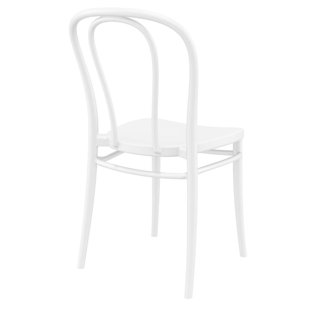 Victor Resin Outdoor Chair White, Set of 2. Picture 2