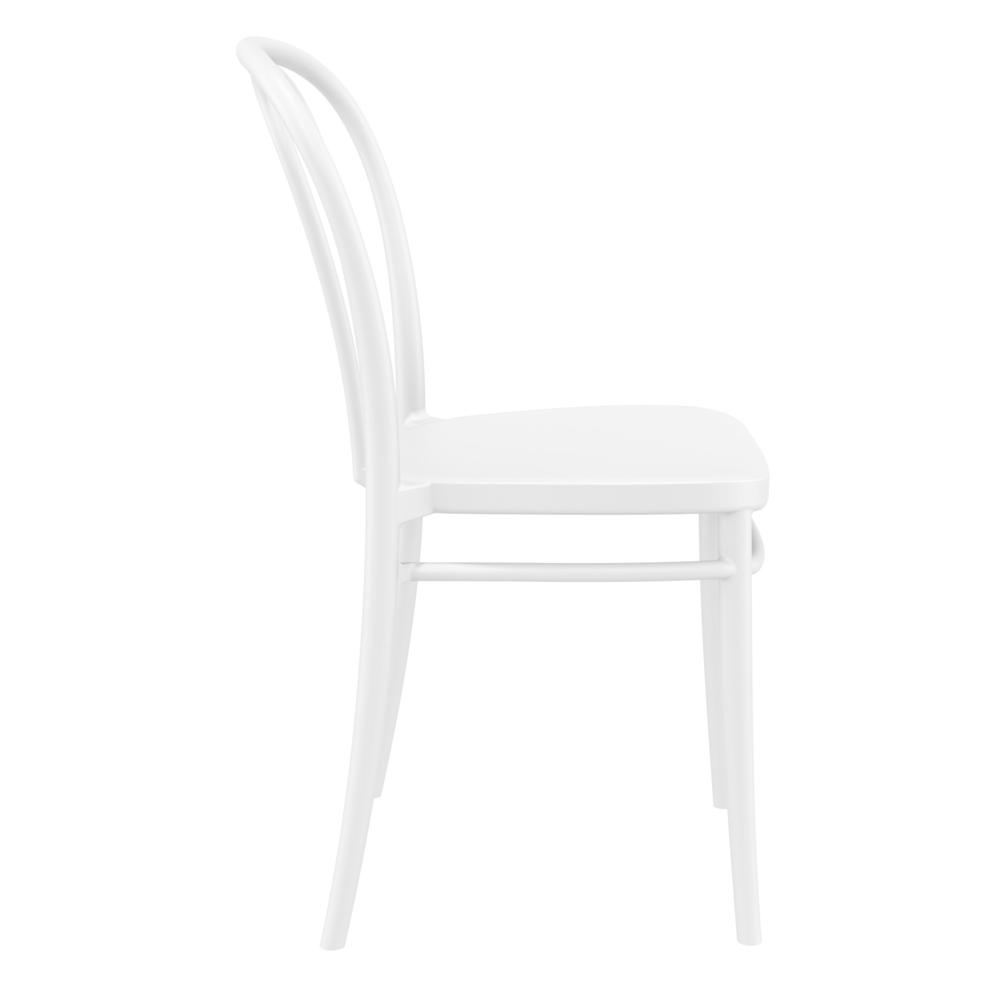 Victor Resin Outdoor Chair White, Set of 2. Picture 4