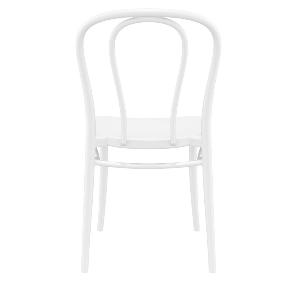 Victor Resin Outdoor Chair White, Set of 2. Picture 5