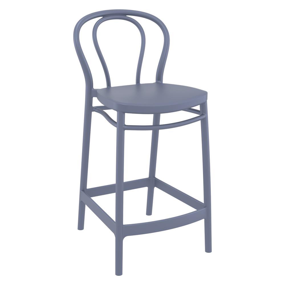 Victor Counter Stool Dark Gray, Set of 2. The main picture.