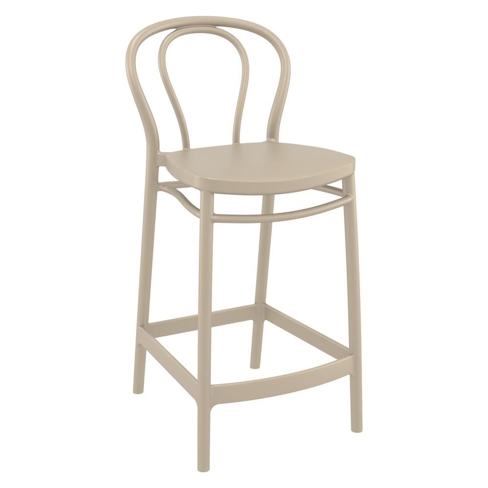 Victor Counter Stool Taupe, Set of 2. The main picture.