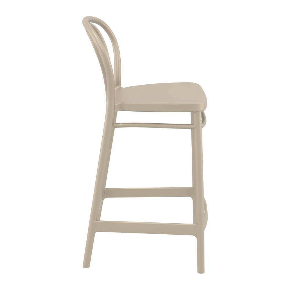 Victor Counter Stool Taupe, Set of 2. Picture 4