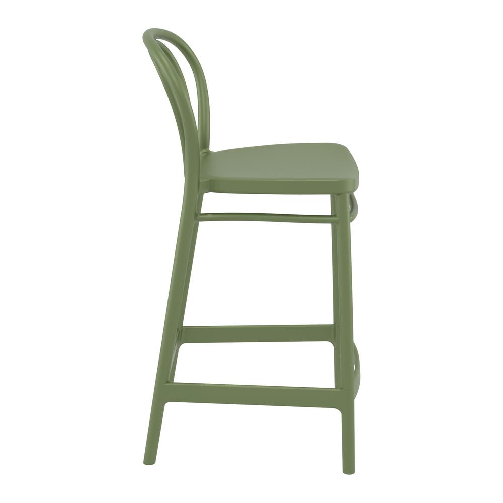Victor Counter Stool Olive Green, Set of 2. Picture 4
