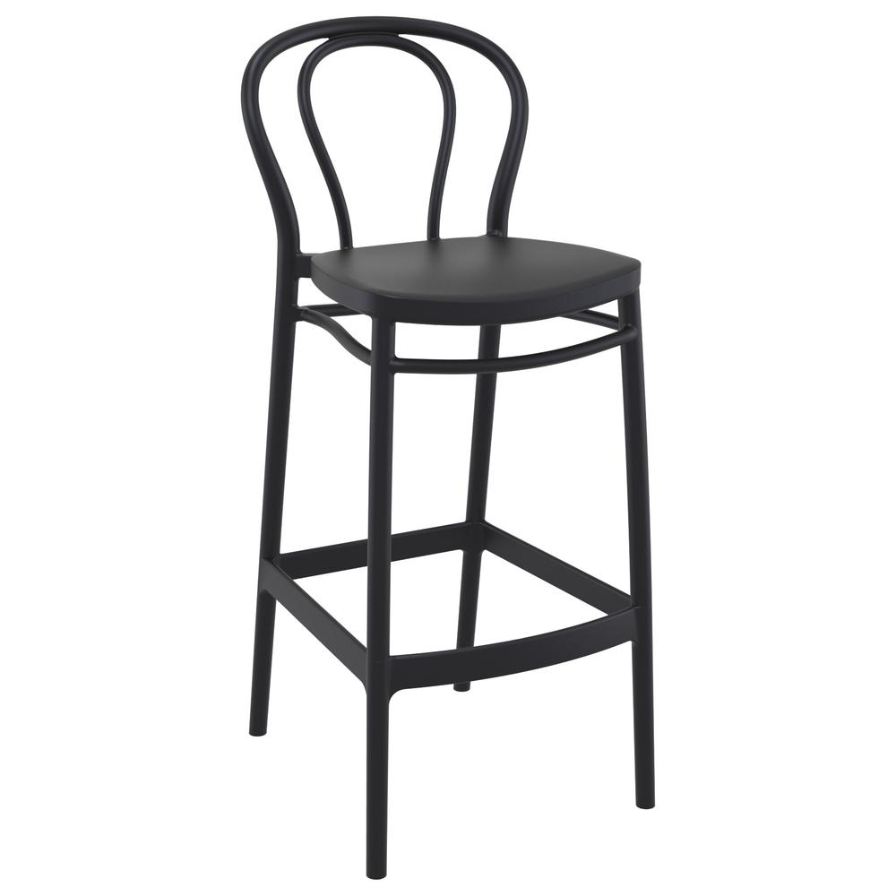 Victor Bar Stool Black, Set of 2. Picture 1