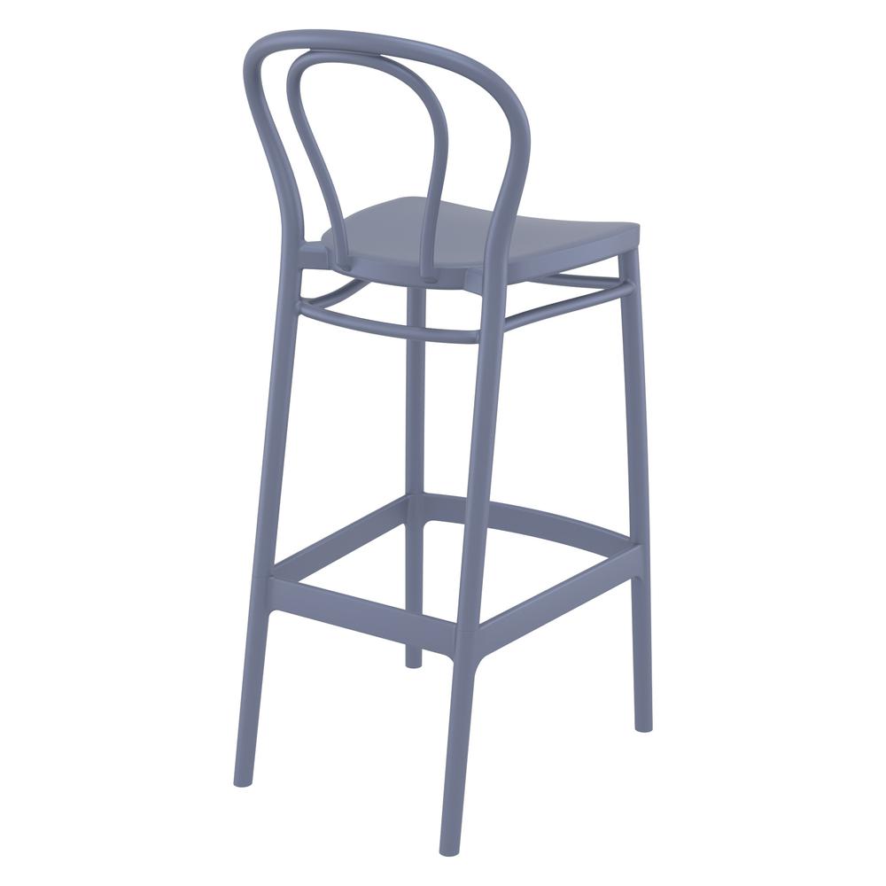 Victor Bar Stool Dark Gray, Set of 2. Picture 2