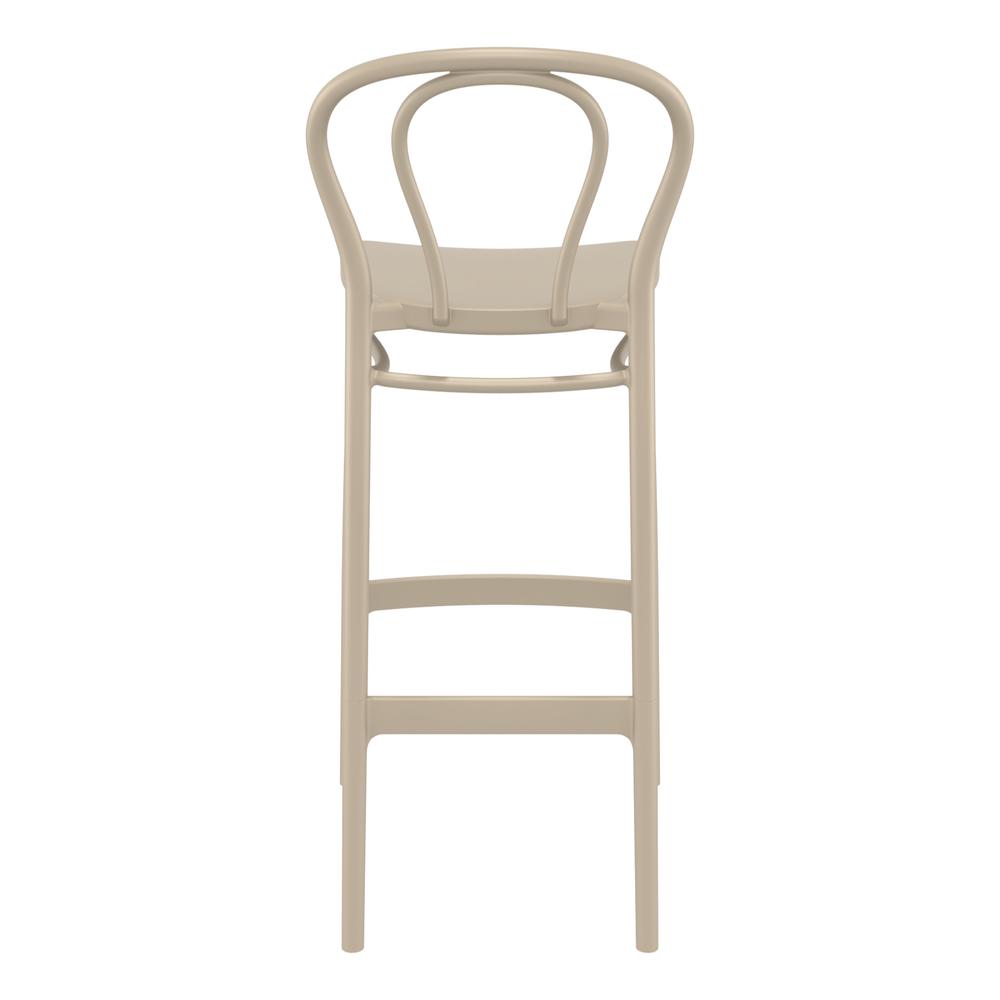 Victor Bar Stool Taupe, Set of 2. Picture 5