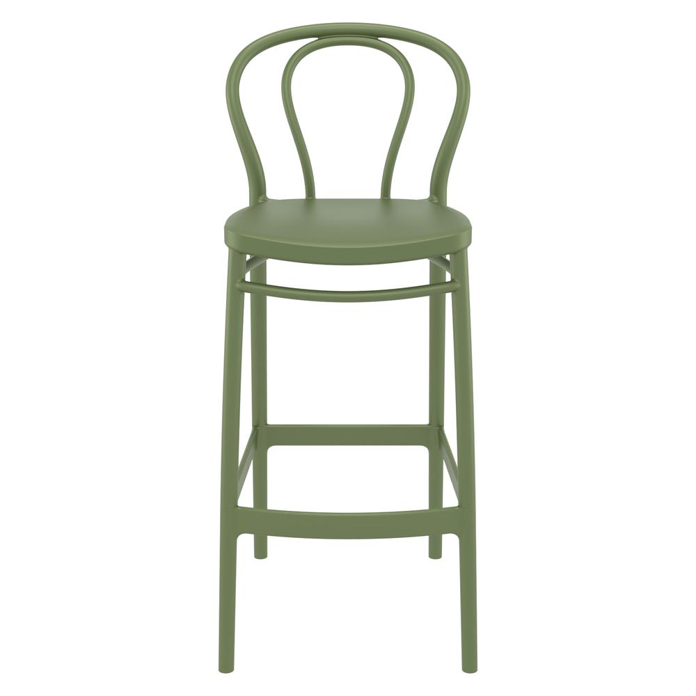 Victor Bar Stool Olive Green, Set of 2. Picture 3