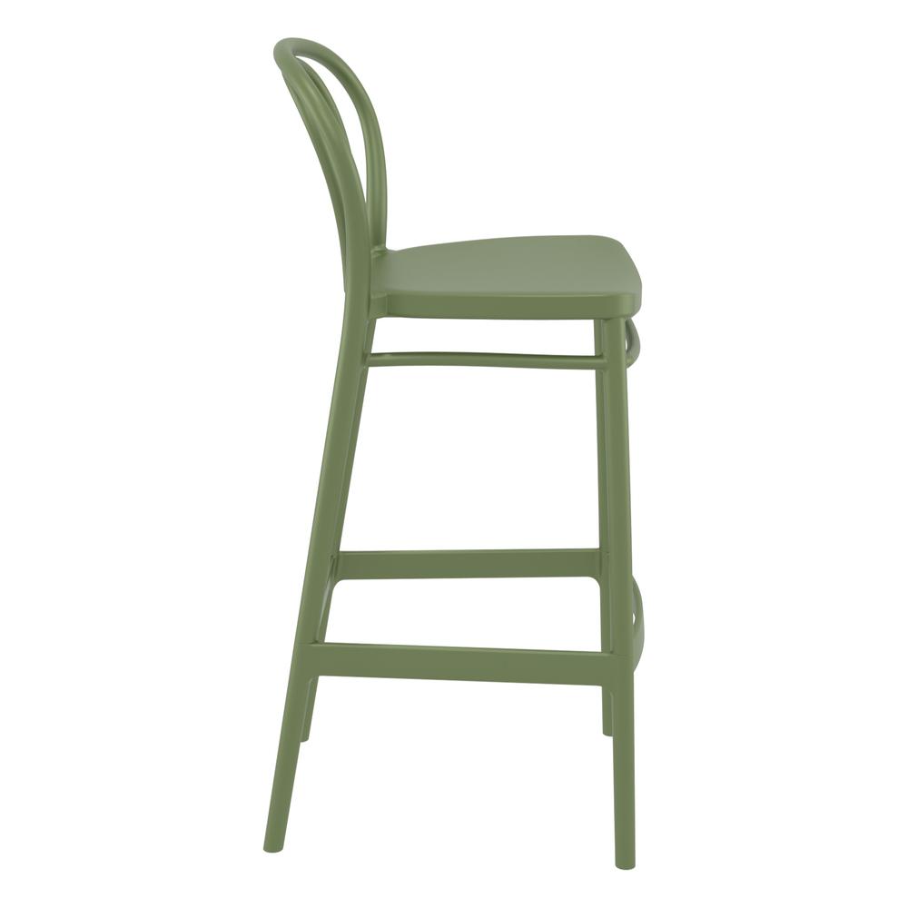 Victor Bar Stool Olive Green, Set of 2. Picture 4