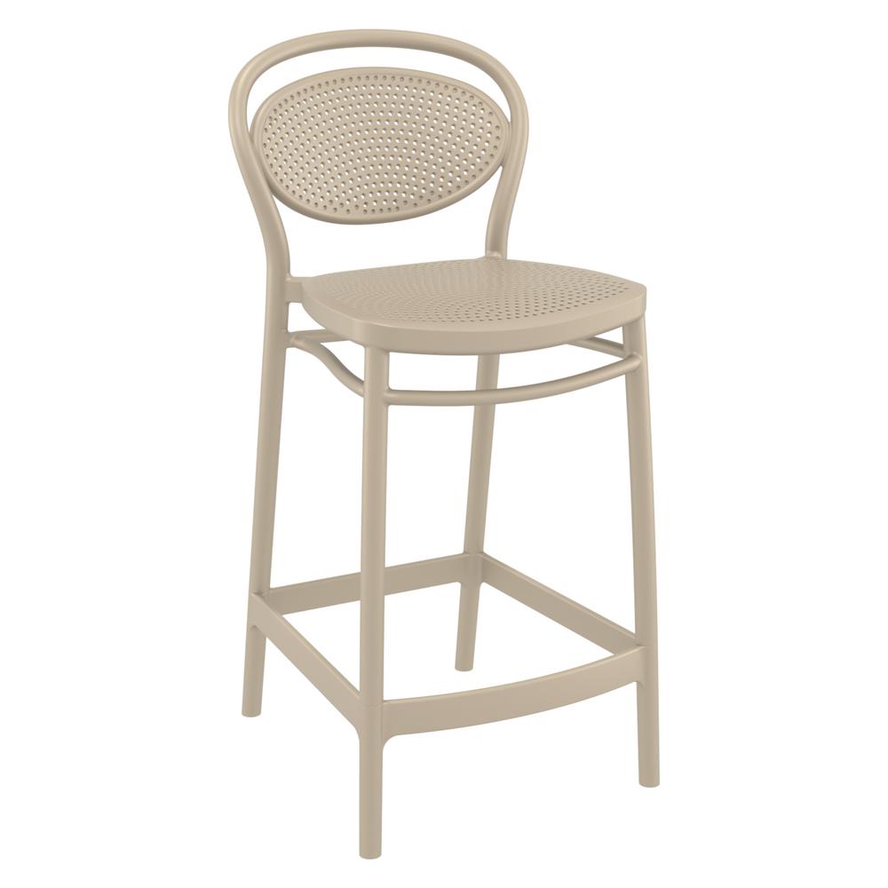 Marcel Counter Stool Taupe, Set of 2. Picture 1
