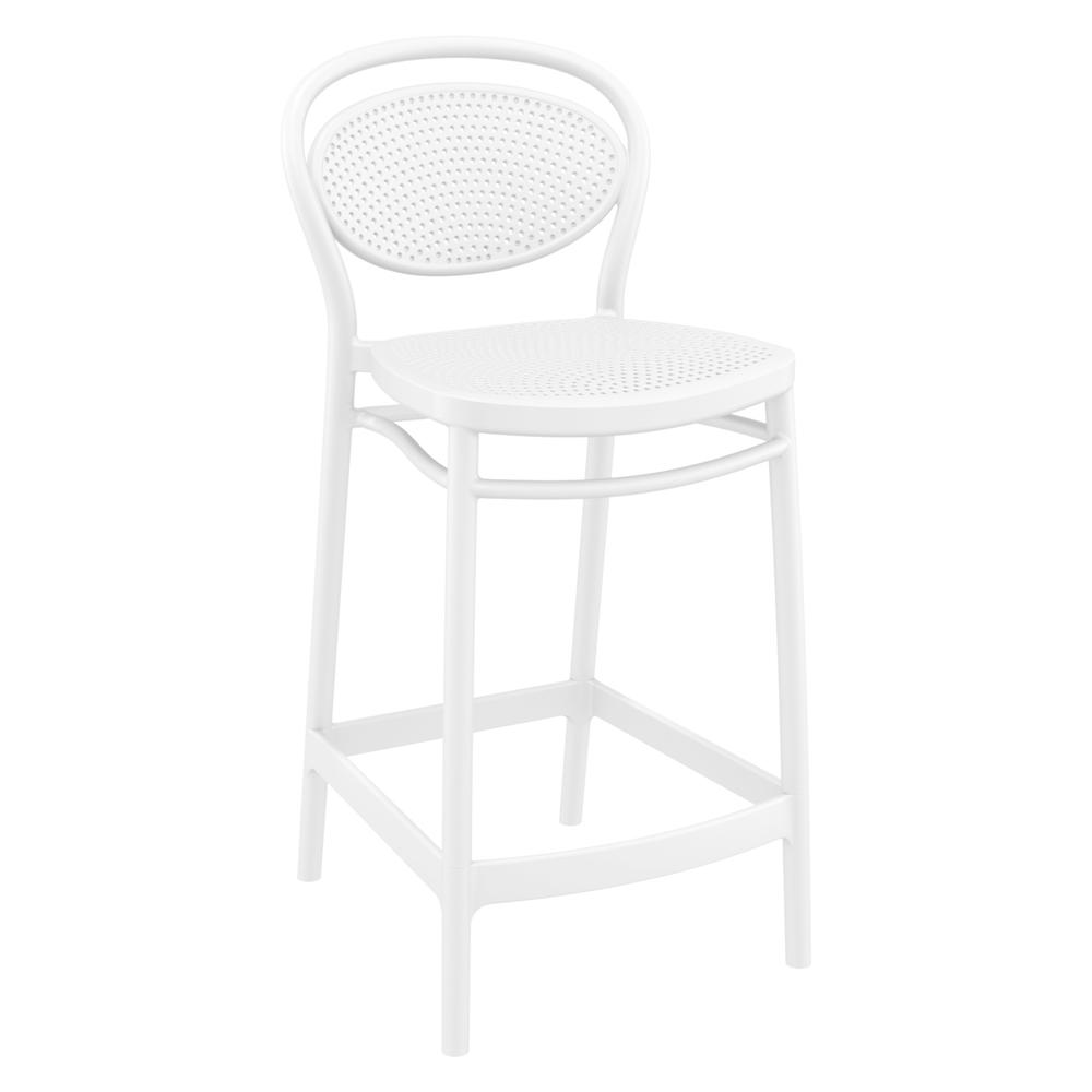 Marcel Counter Stool White, Set of 2. Picture 1