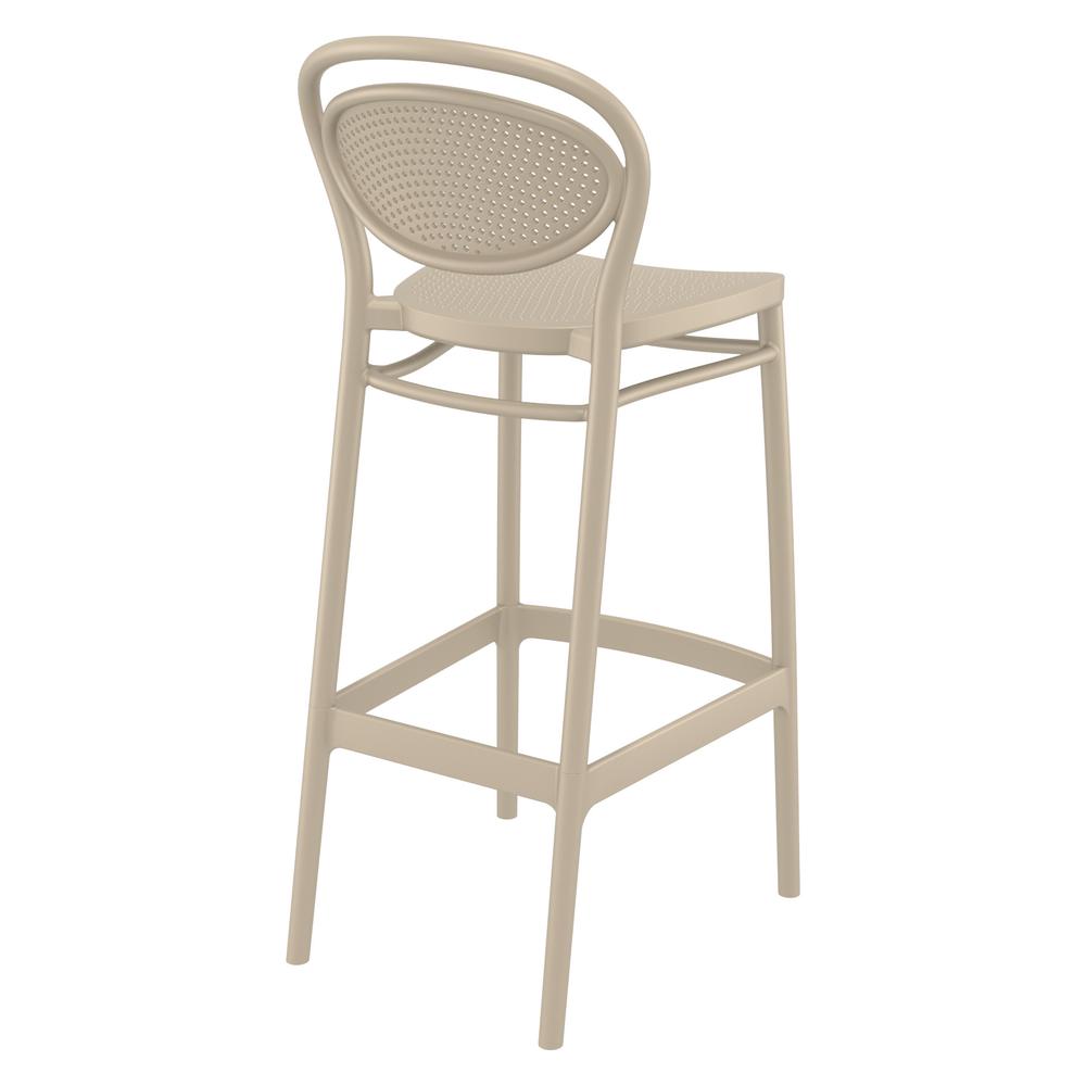 Marcel Bar Stool Taupe, Set of 2. Picture 2
