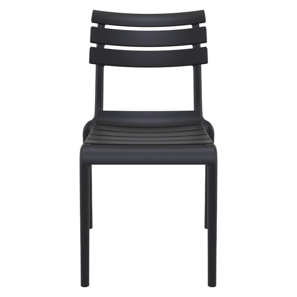 Helen Resin Outdoor Chair Black. Picture 4