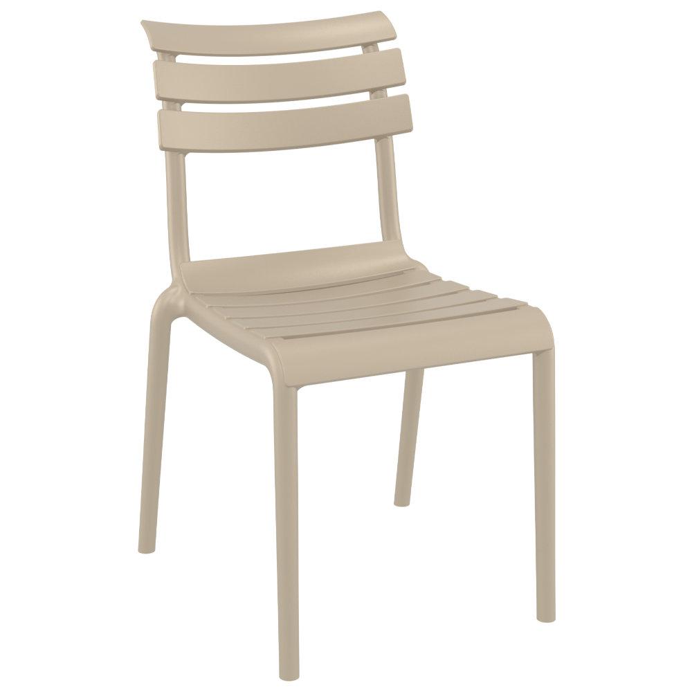 Helen Resin Outdoor Chair Taupe. Picture 1