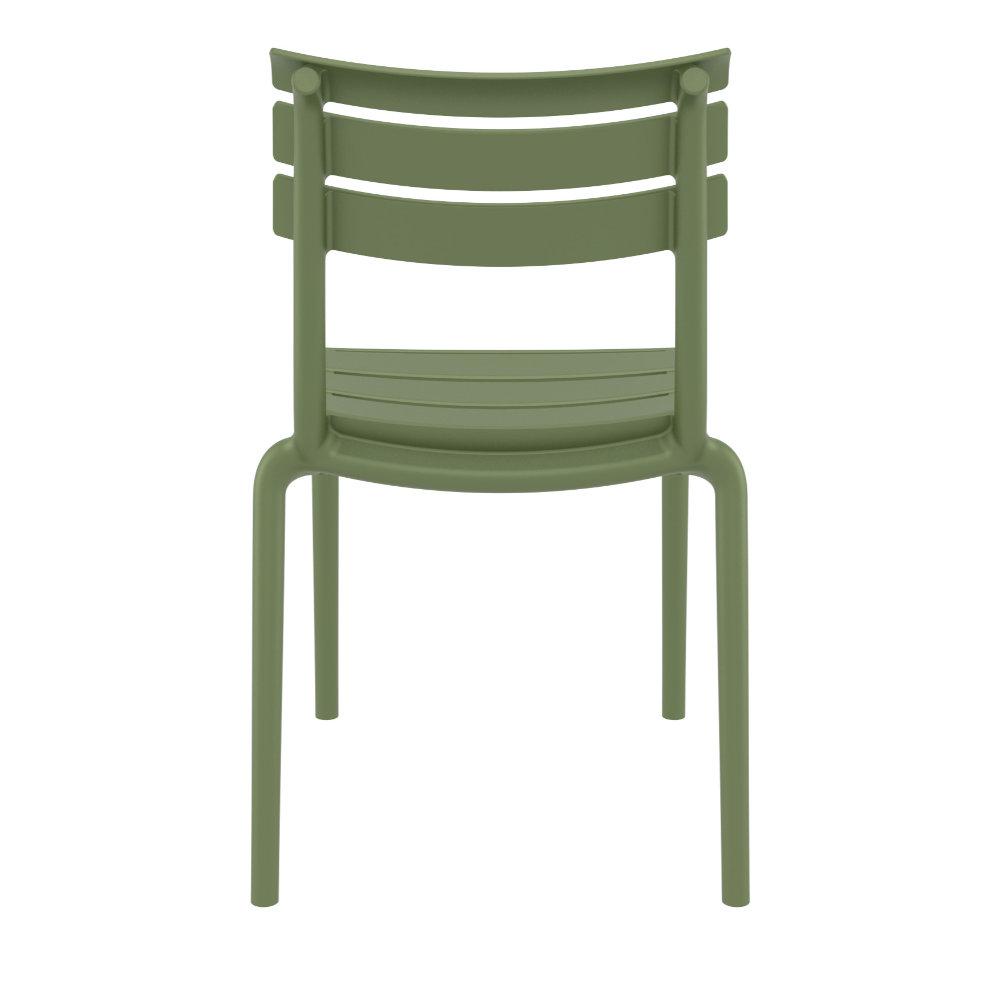 Helen Resin Outdoor Chair Olive Green. Picture 5