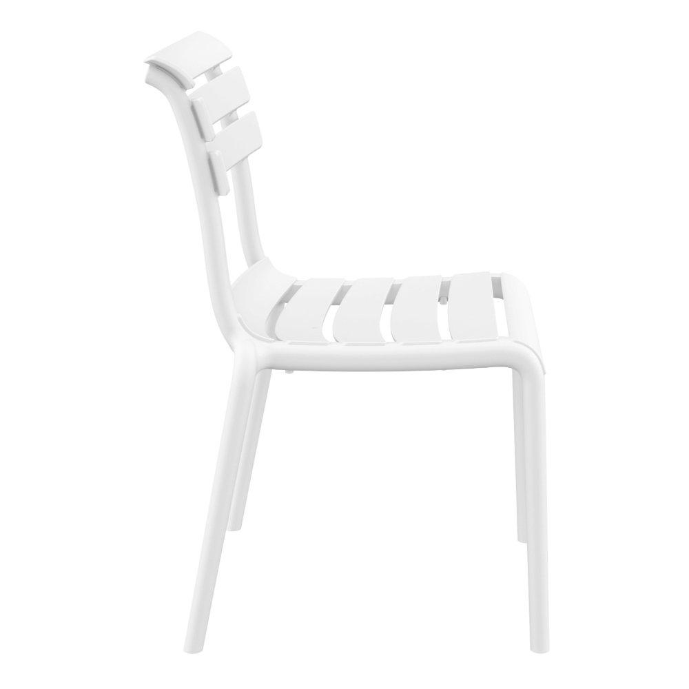 Helen Resin Outdoor Chair White. Picture 3