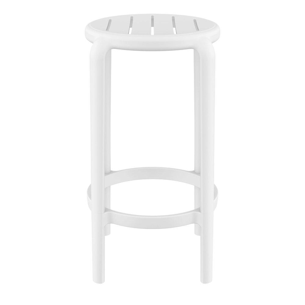Tom Resin Counter Stool White. Picture 2