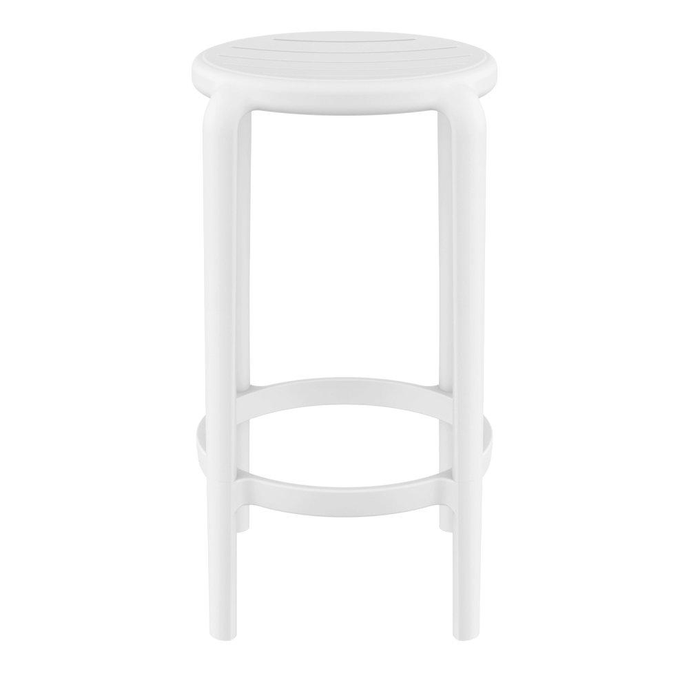 Tom Resin Counter Stool White. Picture 3
