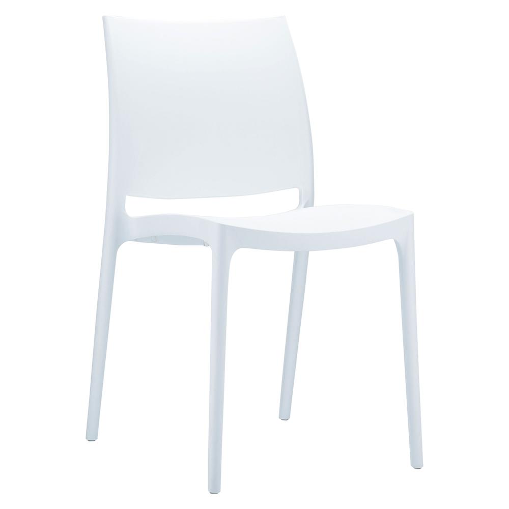 Maya Dining Set with 2 Chairs White. Picture 2