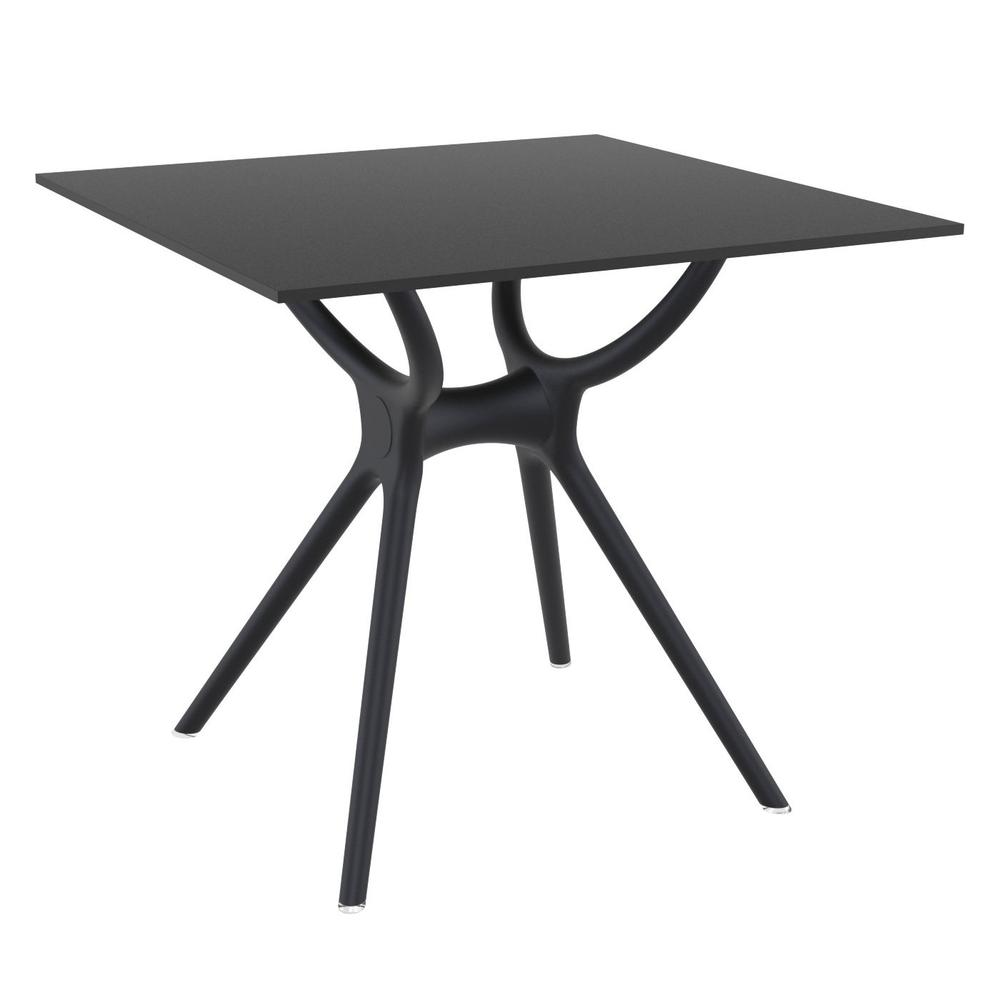 Air Square Table 31 inch Black. Picture 1