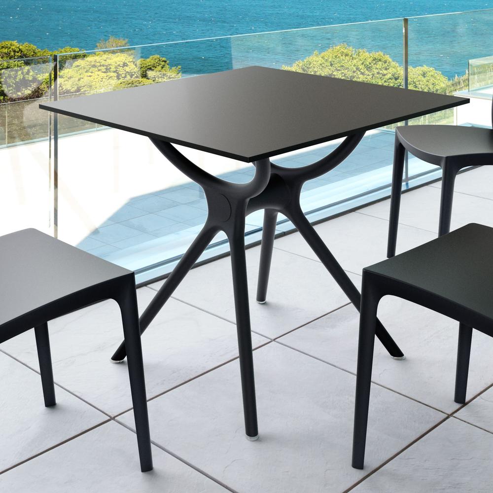 Air Square Table 31 inch Black. Picture 4
