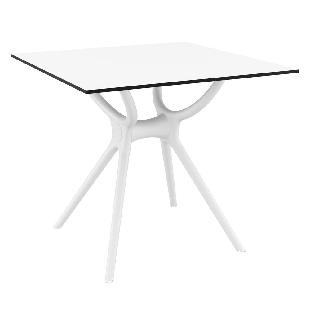 Air Square Table 31 inch White. Picture 1
