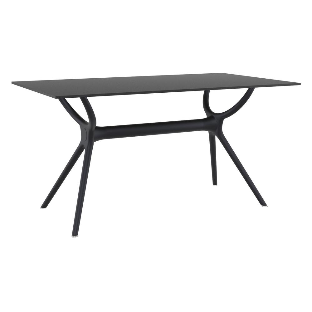 Air Rectangle Table 55 inch Black. Picture 1