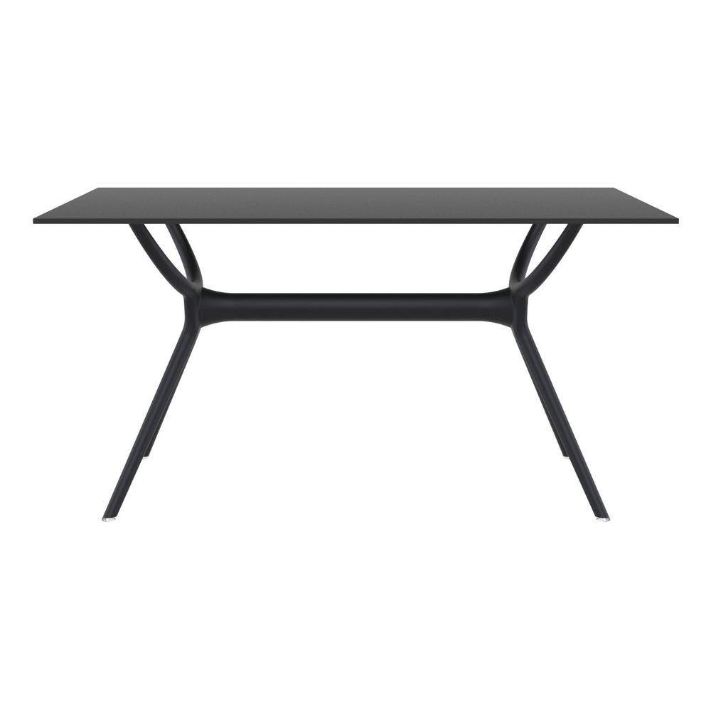 Air Rectangle Table 55 inch Black. Picture 2
