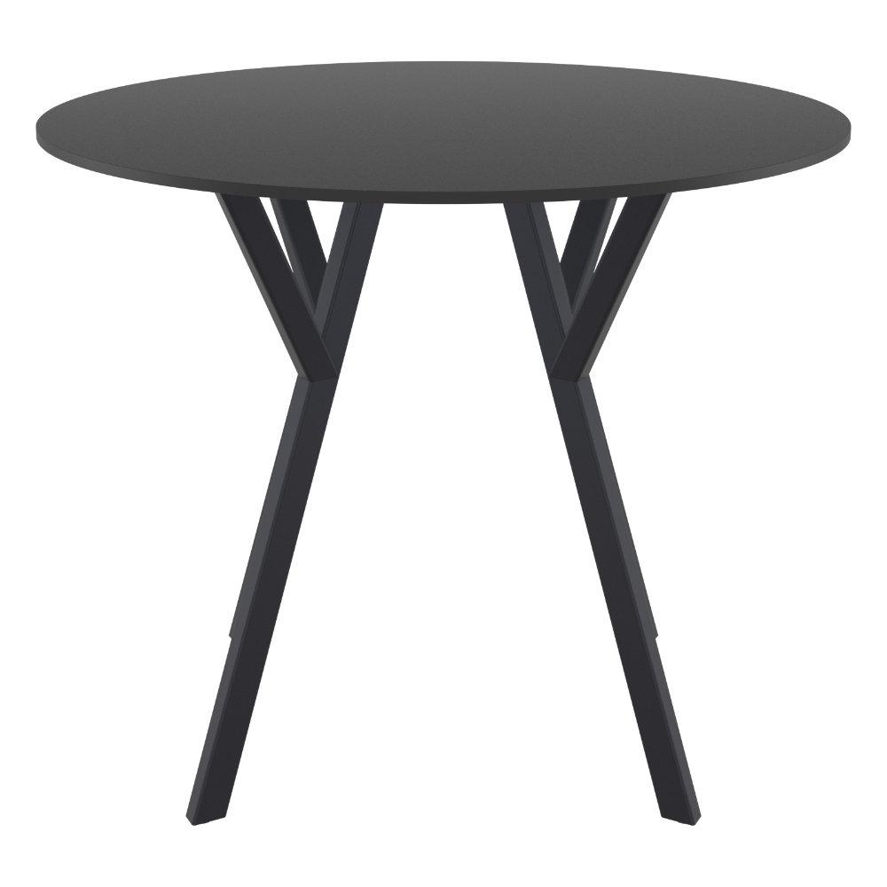 Max Round Table 35 inch Black. Picture 3