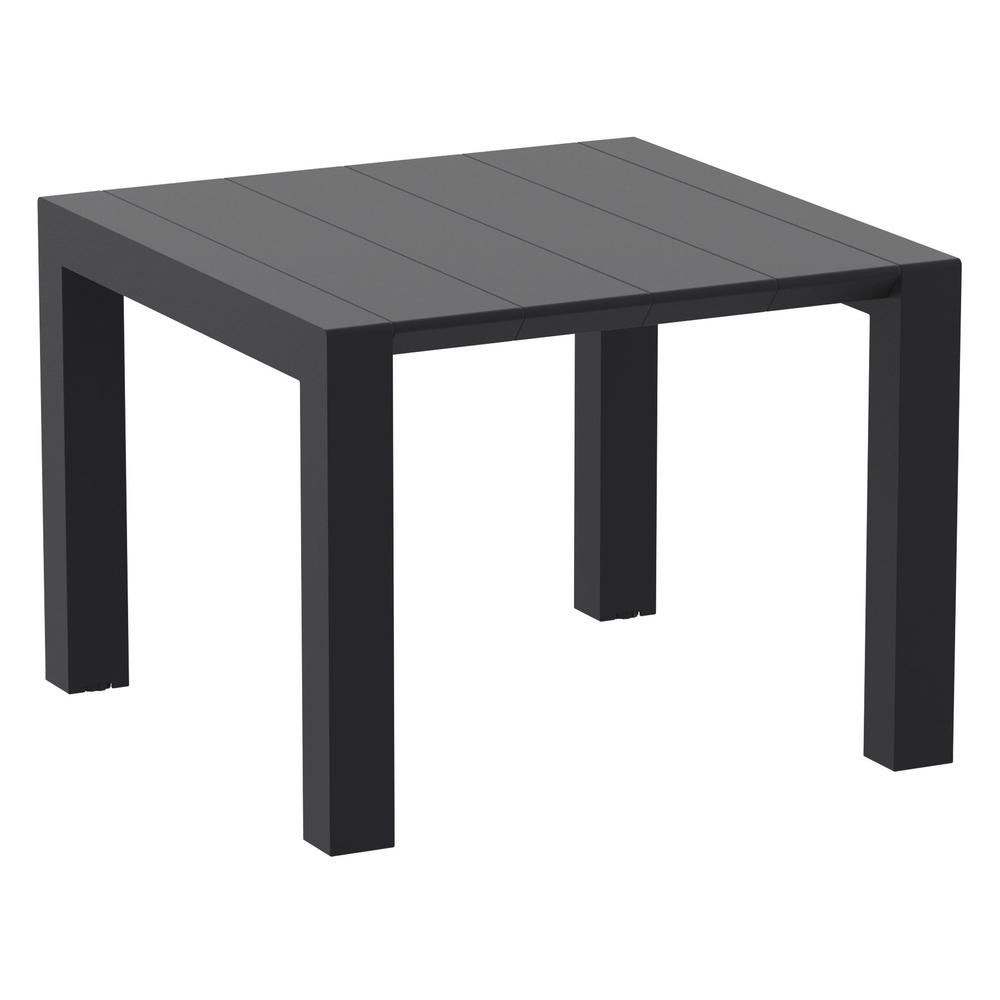 Vegas Dining Table 39 inch to 55 inch Extendable Table Black. Picture 1