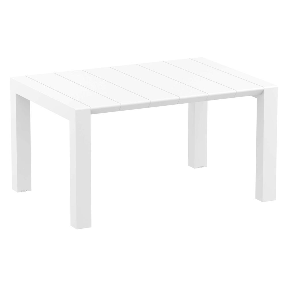 Vegas Dining Table 39 inch to 55 inch Extendable Table White. Picture 8