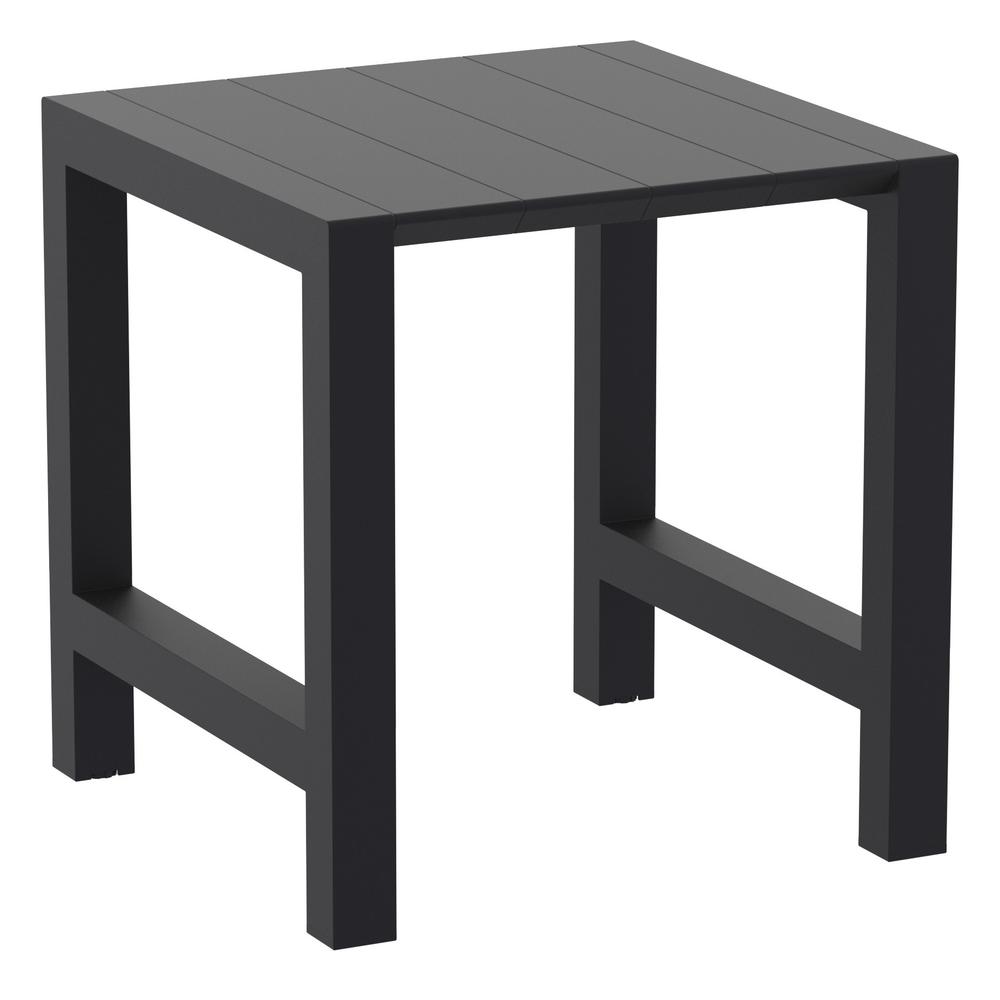 Vegas Bar Table 39 inch to 55 inch Extendable Table Black. Picture 1