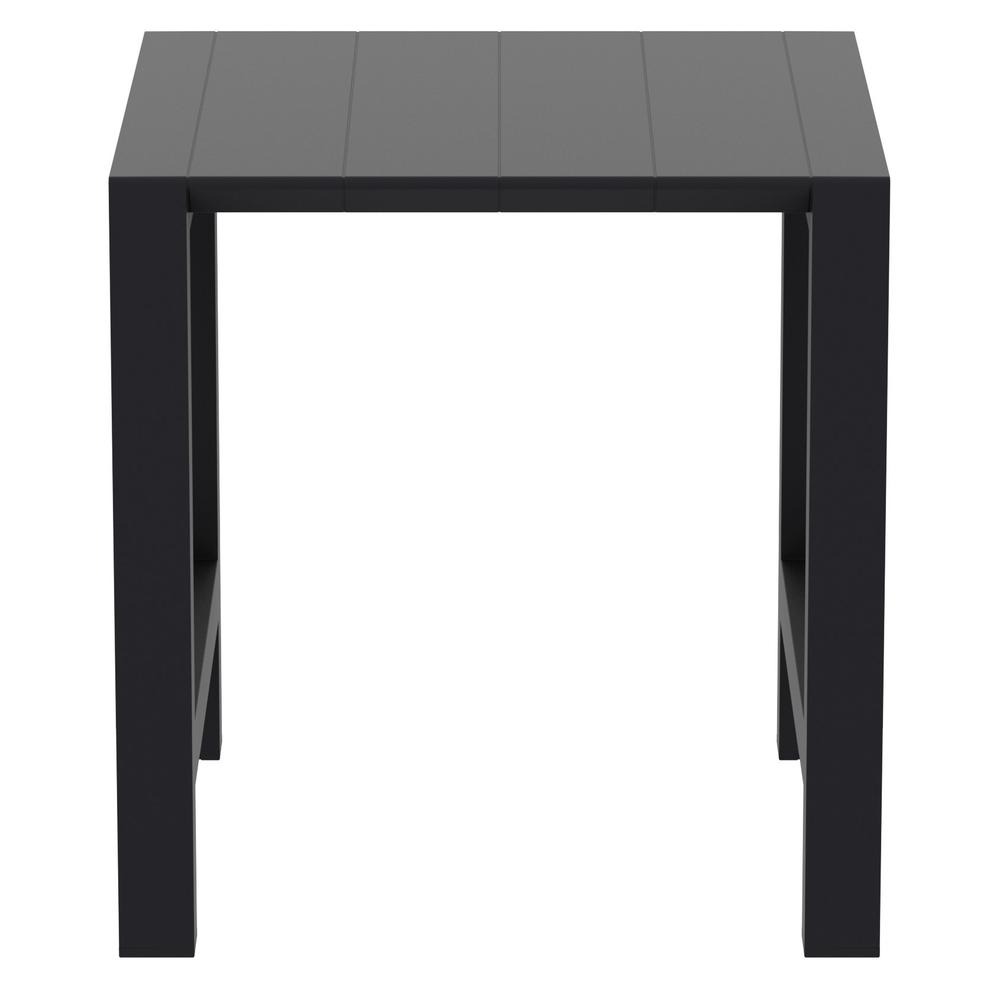 Vegas Bar Table 39 inch to 55 inch Extendable Table Black. Picture 2