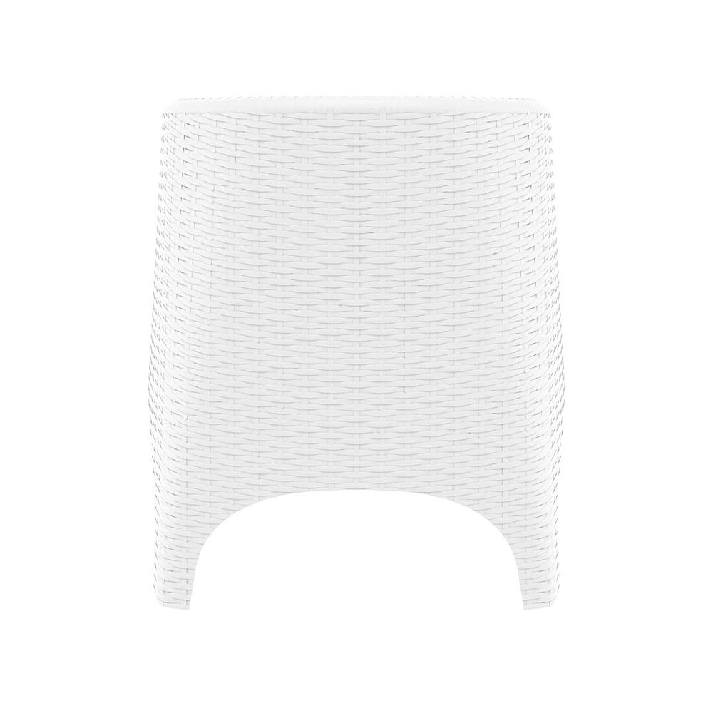 Aruba Resin Wickerlook Chair White, Set of 2. Picture 5