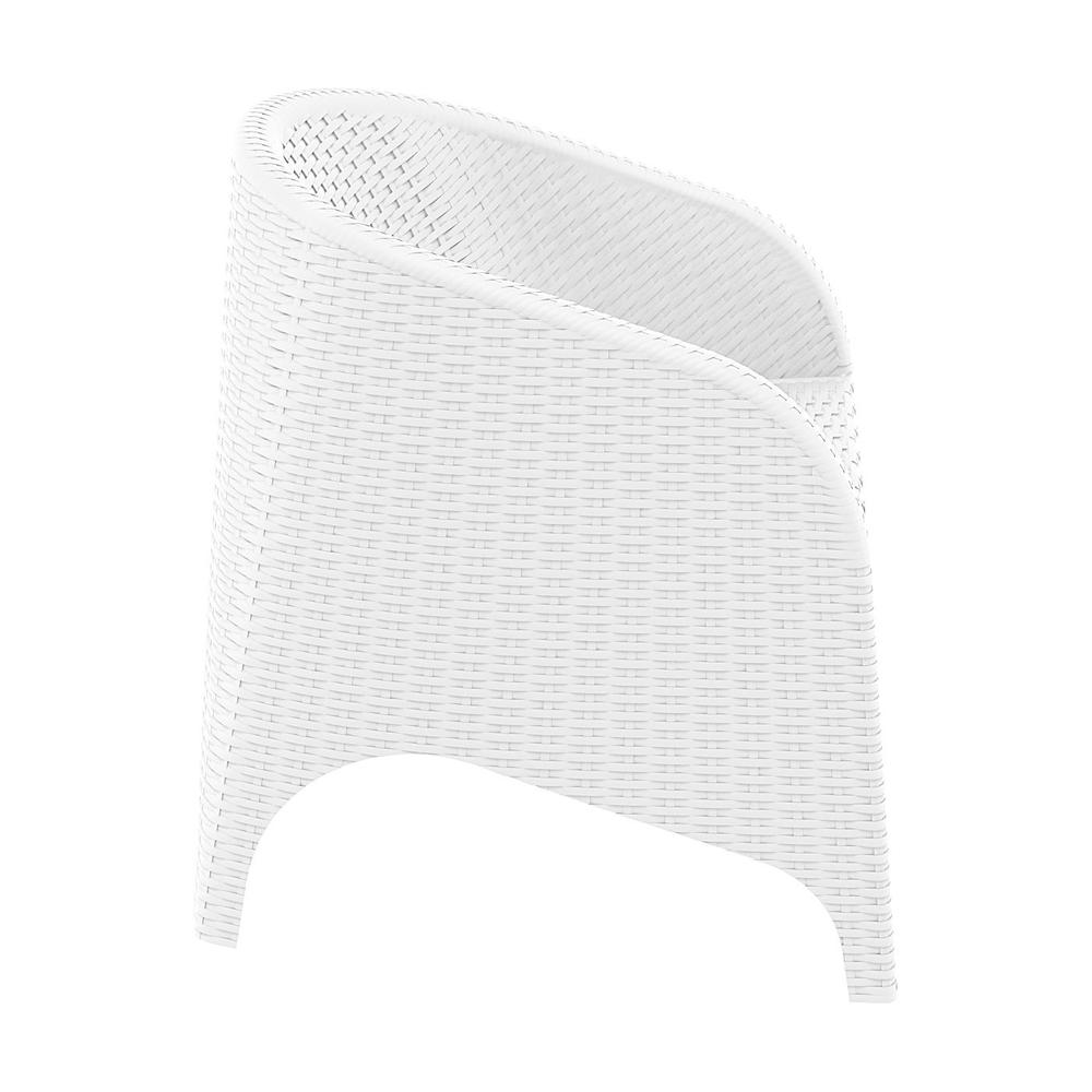 Aruba Resin Wickerlook Chair White, Set of 2. Picture 7