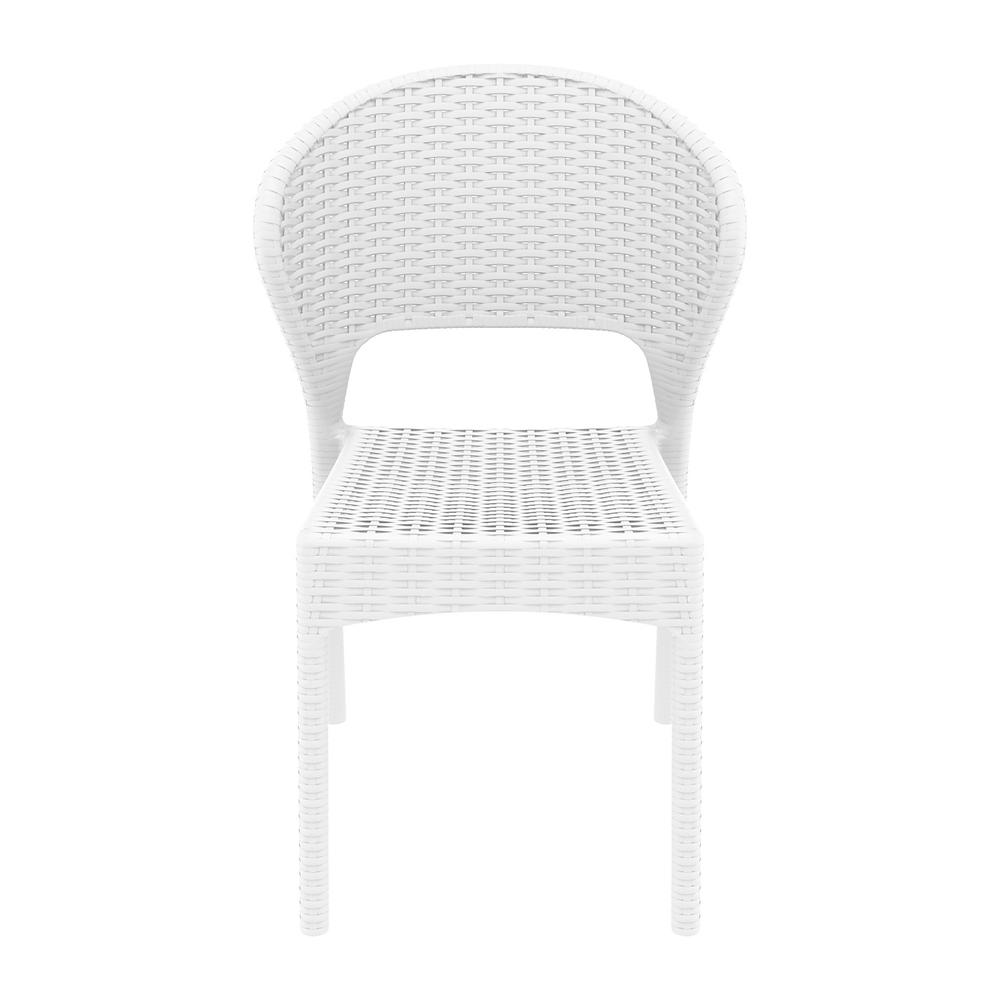 Resin Dining Chair in White - Set Of 2. Picture 6