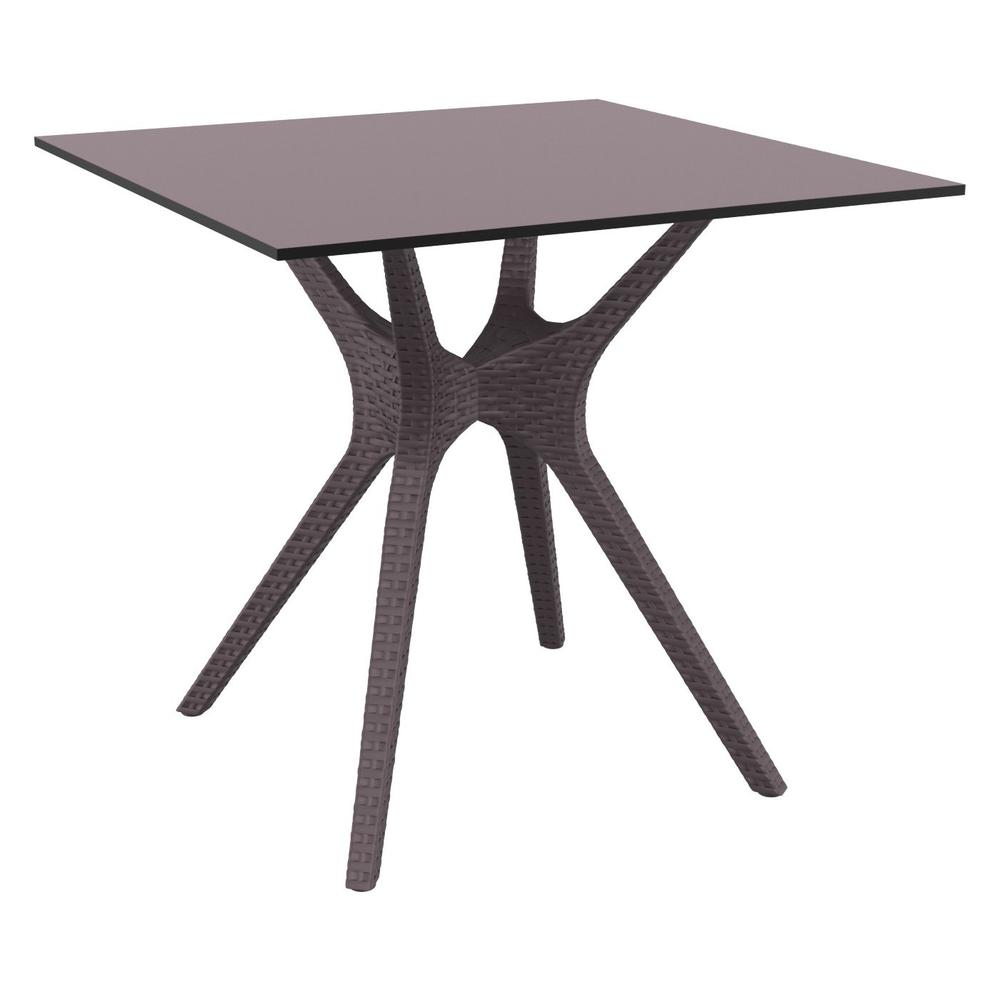Square Table, Brown, Belen Kox. Picture 1