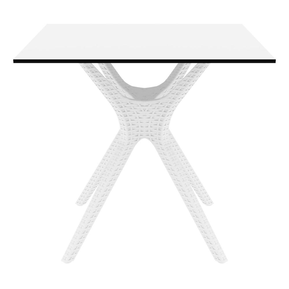 Square Table 31 inch, White, Belen Kox. Picture 3