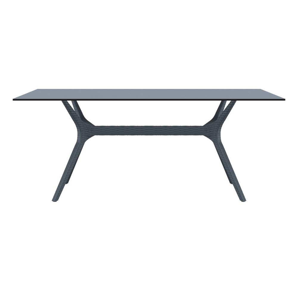 Rectangle Dining Table, 71 inch, Dark Gray, Belen Kox. Picture 2
