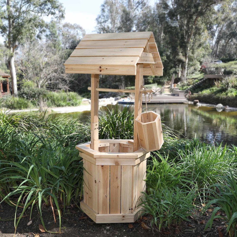 Decorative 55" High Wishing Well