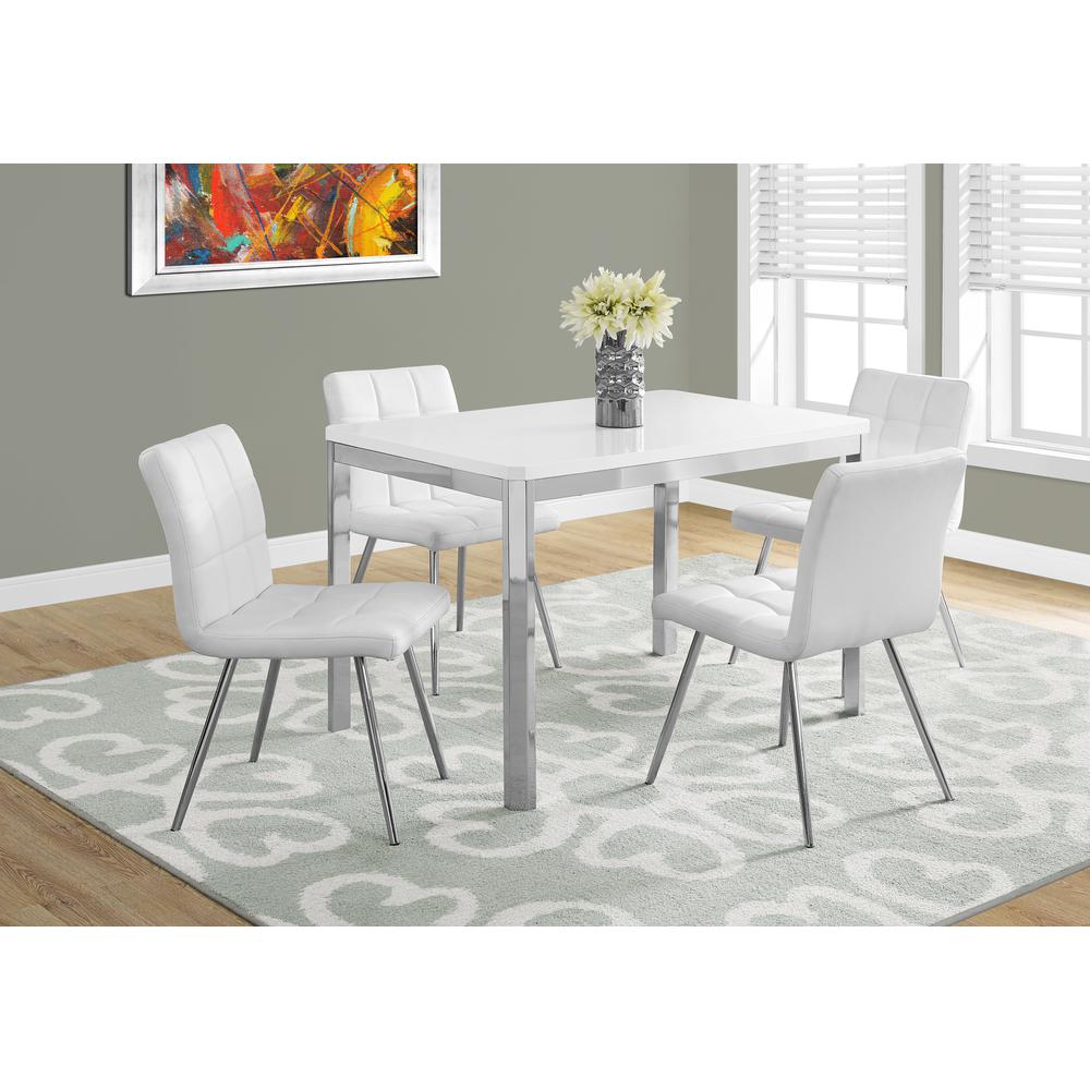 Dining Table, 48 Rectangular, Small, Kitchen, Dining Room. Picture 7