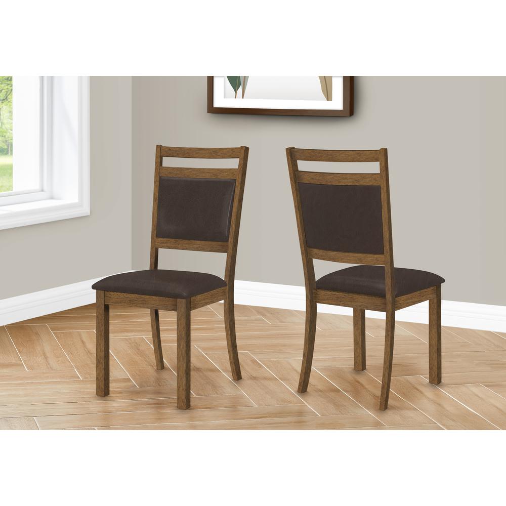 Dining Chair, Set Of 2, Side, Upholstered, Kitchen, Dining Room. Picture 9