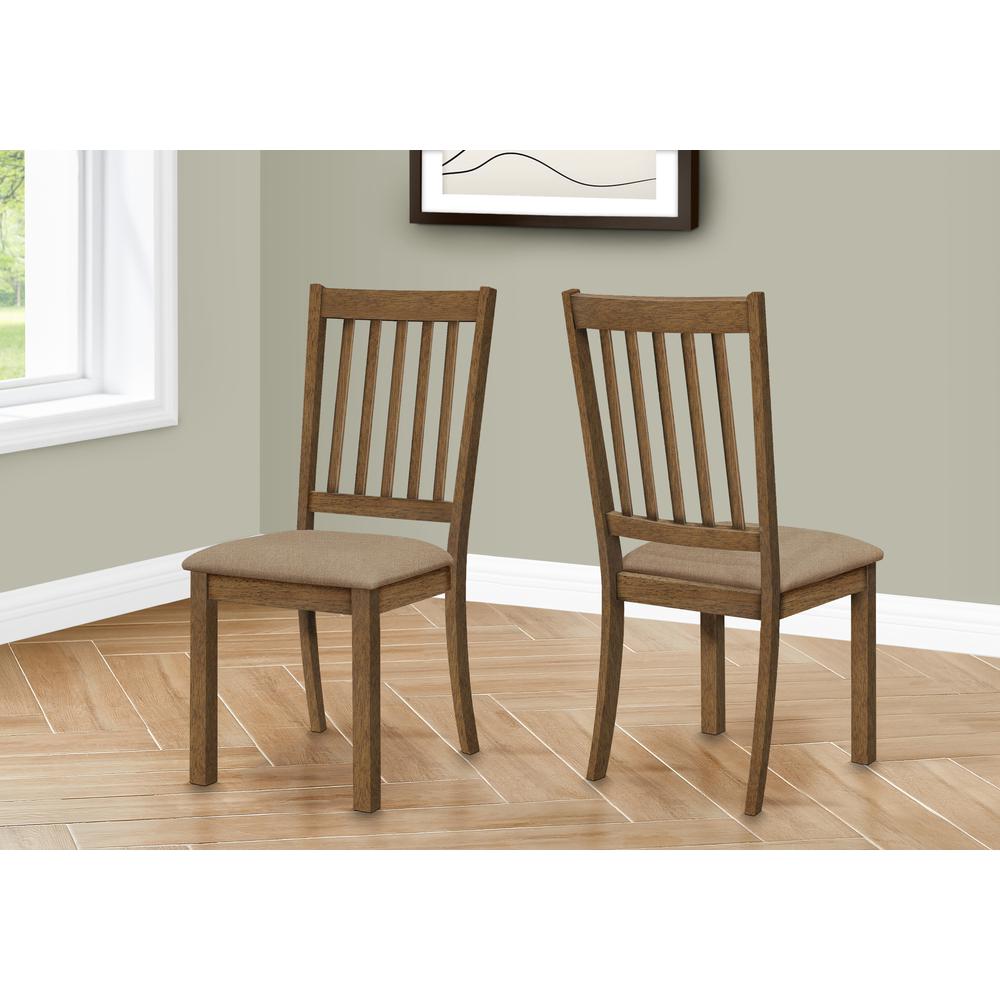 Dining Chair, Set Of 2, Side, Upholstered, Kitchen, Dining Room. Picture 10