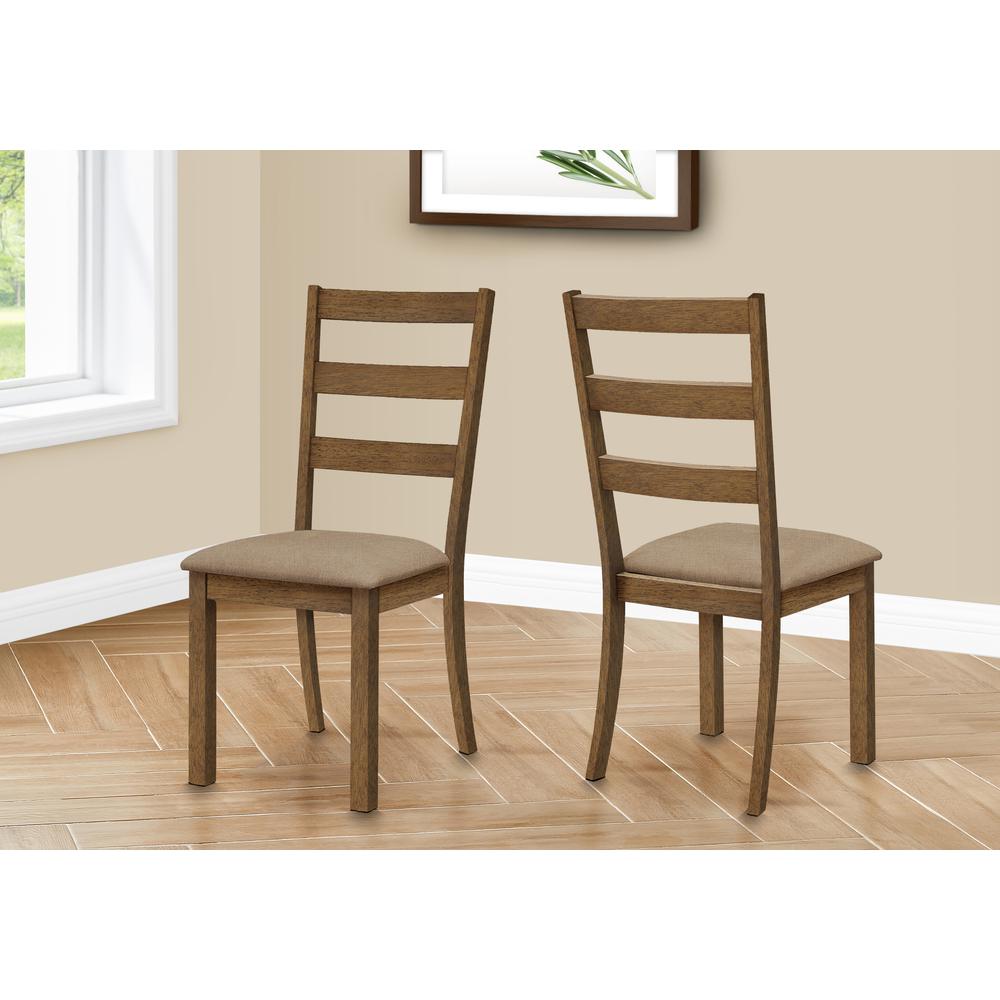 Dining Chair, Set Of 2, Side, Upholstered, Kitchen, Dining Room. Picture 10