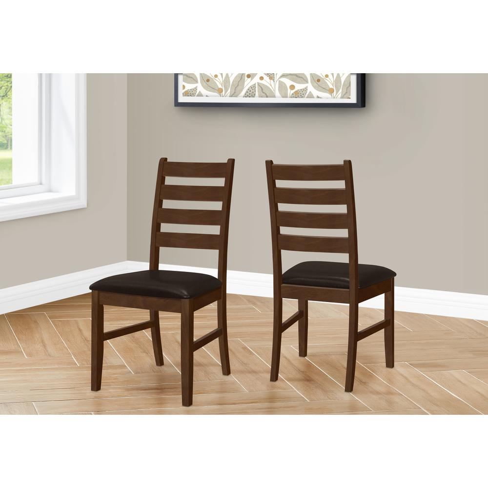 Dining Chair, 37 Height, Set Of 2, Dining Room, Kitchen, Side, Upholstered. Picture 2