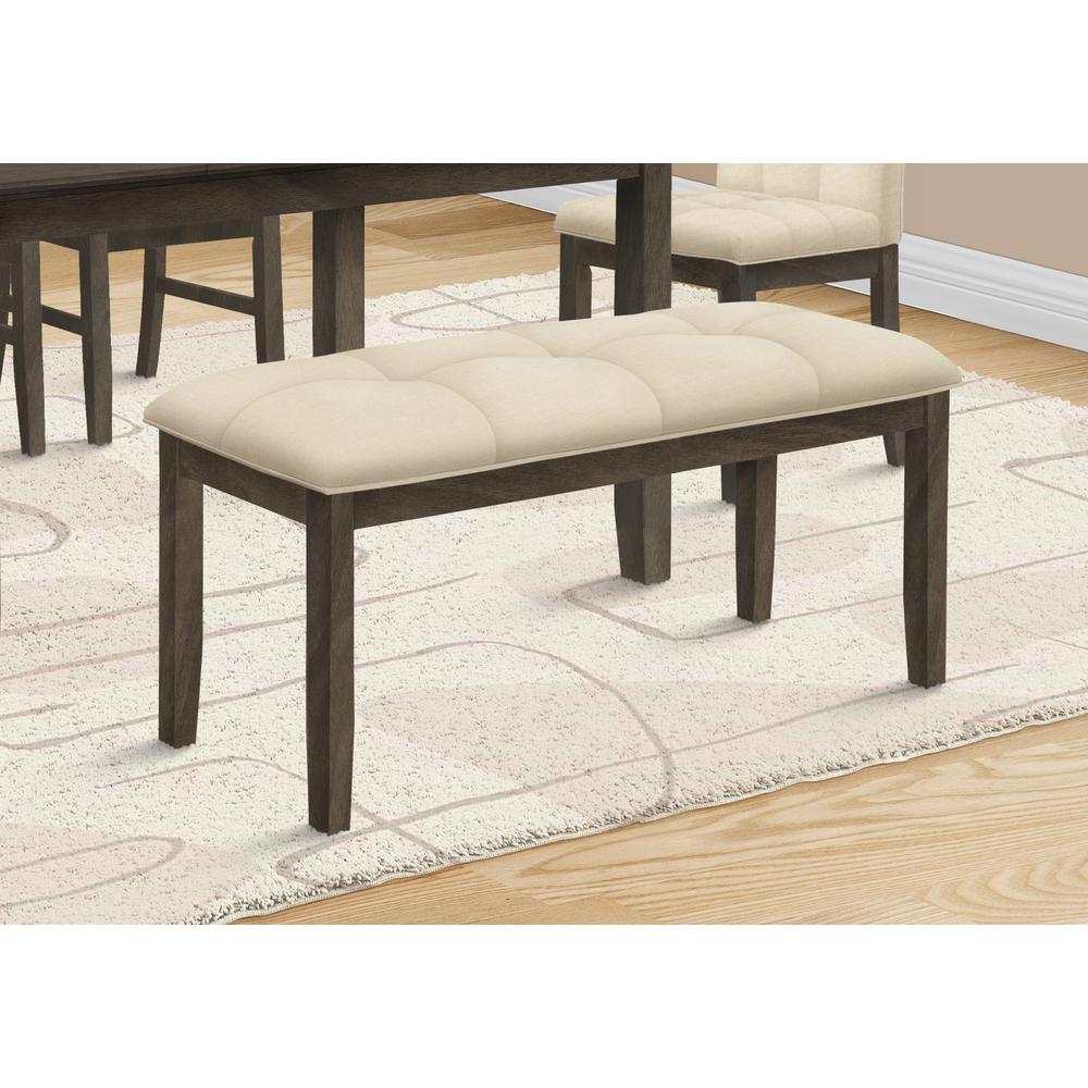 Bench, 44 Rectangular, Dining Room, Entryway, Kitchen, Hallway, Upholstered. Picture 8