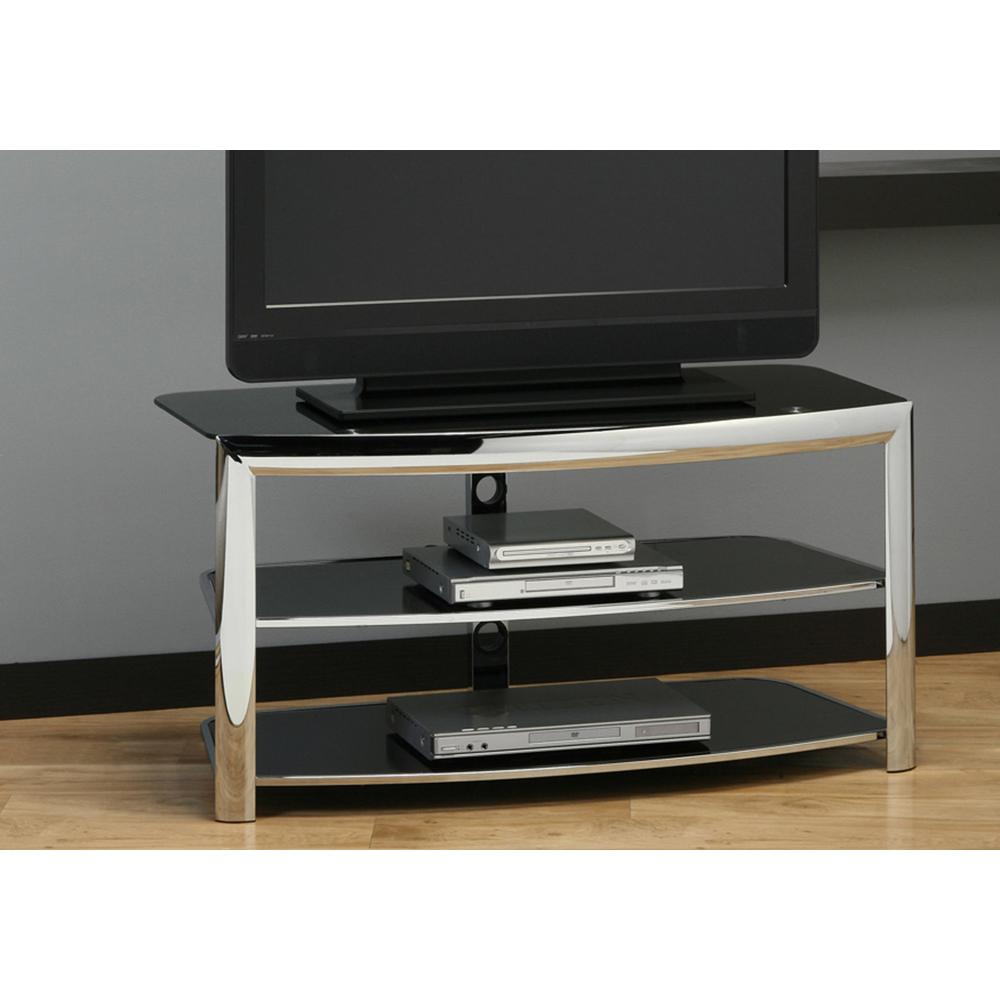 Tv Stand, 43 Inch, Console, Media Entertainment Center, Storage Shelves, Living. Picture 2