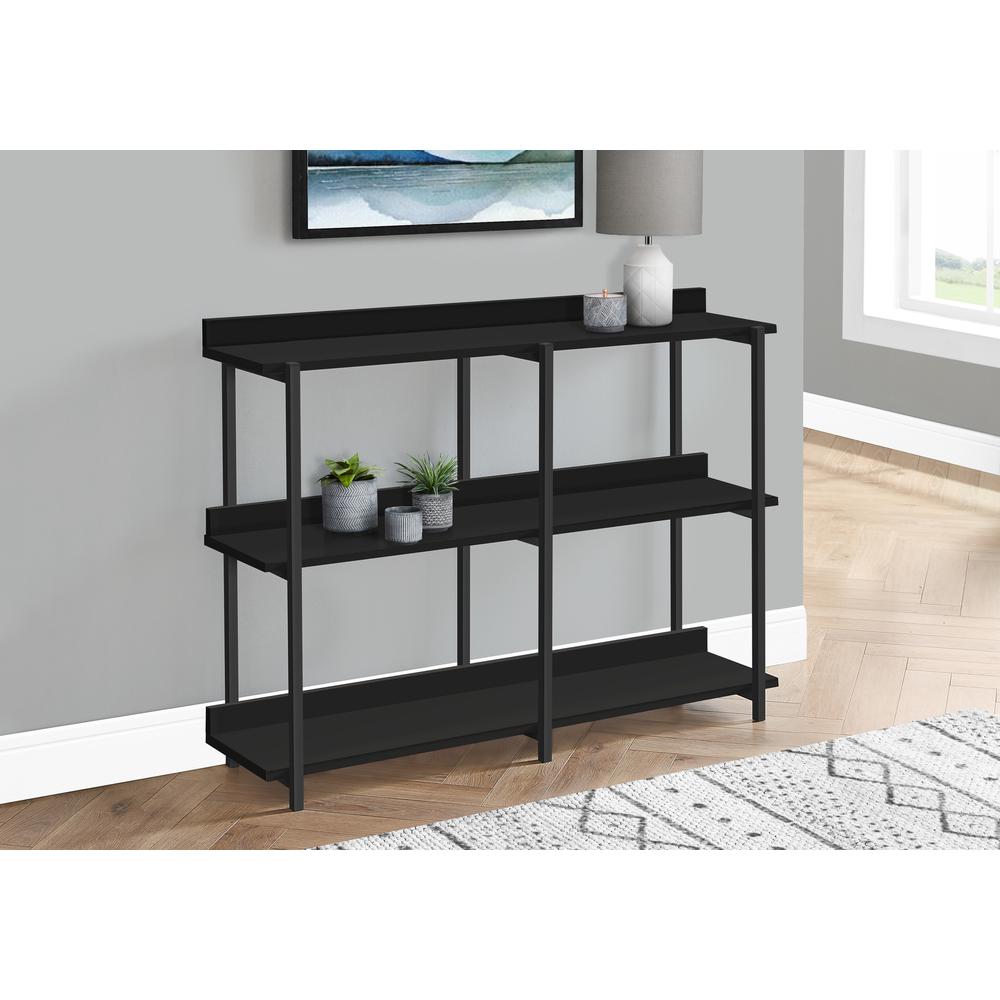 Accent Table, Console, Entryway, Narrow, Sofa, Living Room, Bedroom, Black. Picture 8