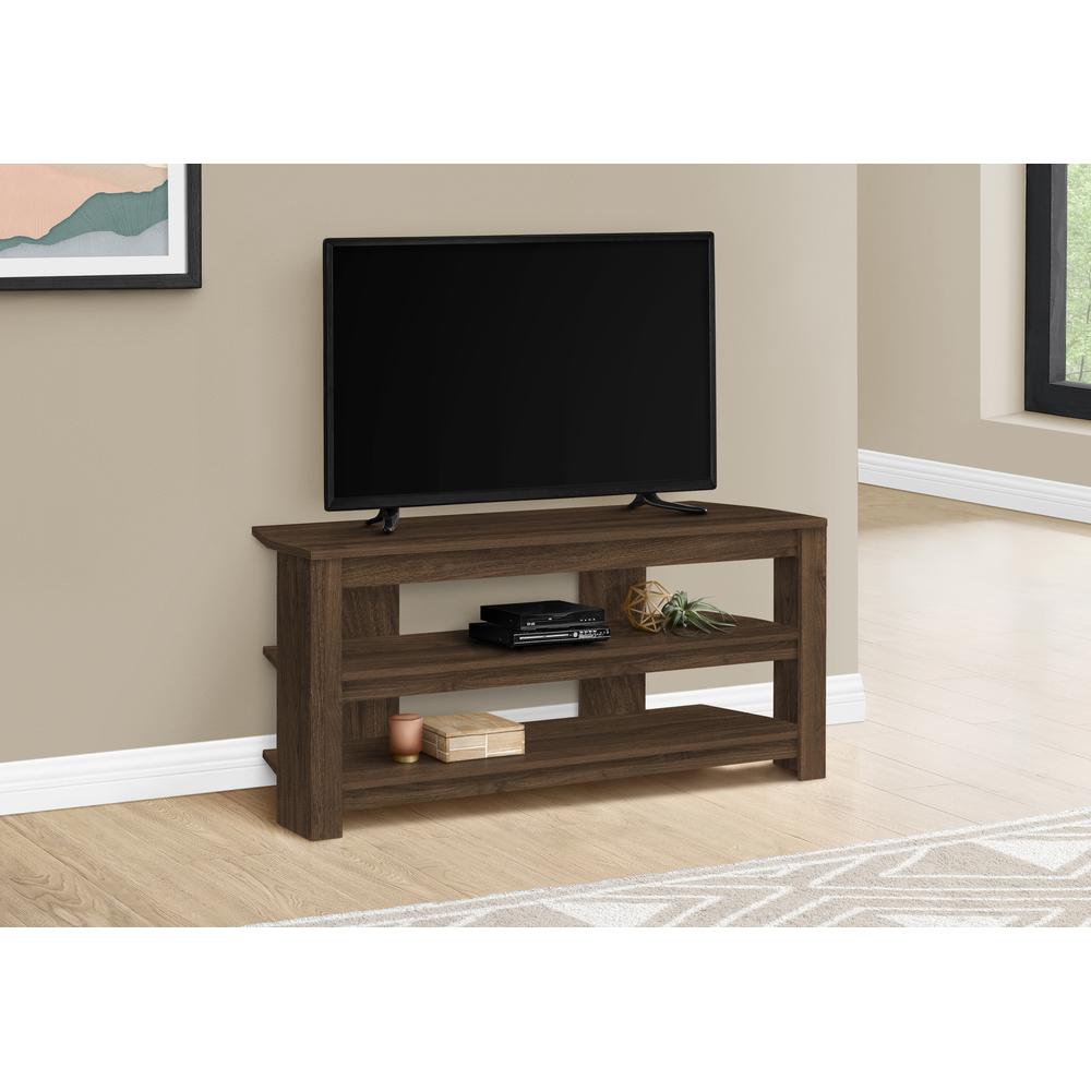 Tv Stand, 42 Inch, Console, Media Entertainment Center, Storage Shelves. Picture 2